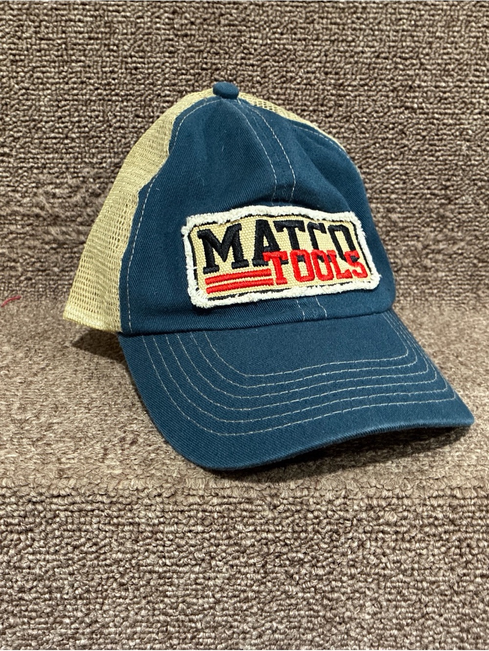 Blue & Cream Trucker Cap
